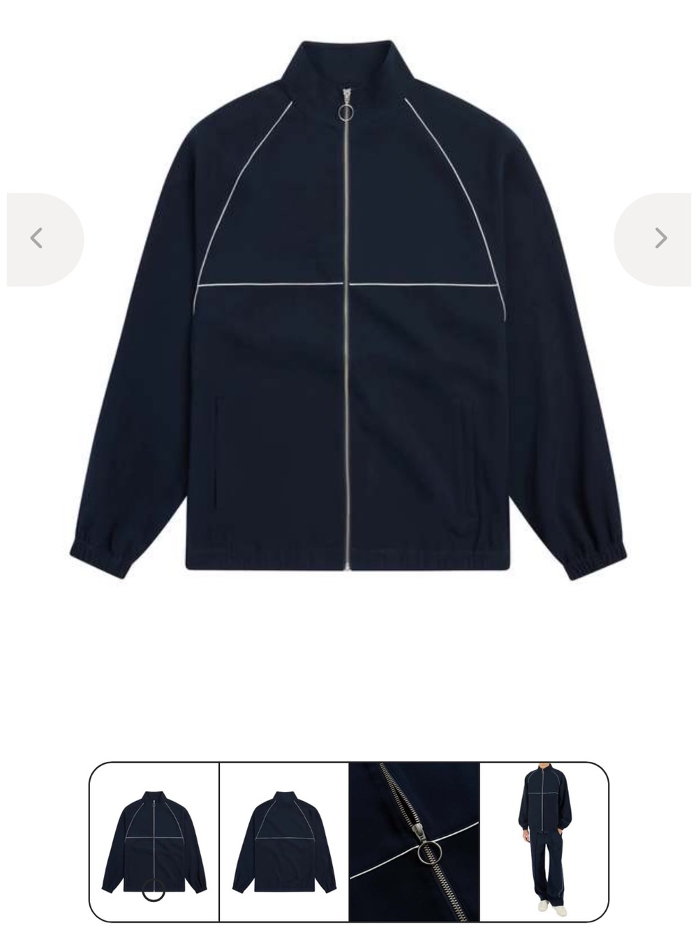KROST piping track jacket
